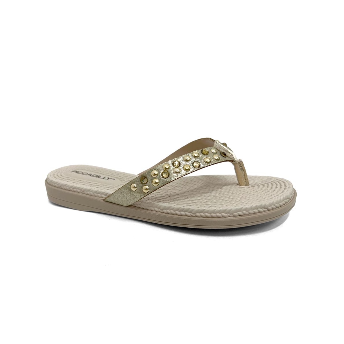 Chinelo Piccadilly Rasteira De Dedo 513042 Ouro Chinelo Piccadilly Rasteira De Dedo 513042 Ouro