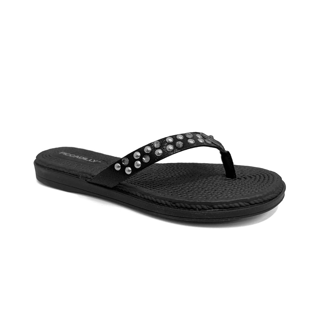 Chinelo Piccadilly Rasteira De Dedo 513042 Preto