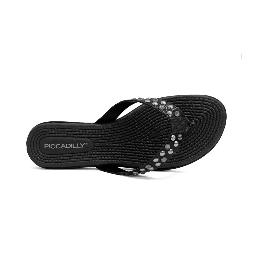 Chinelo Piccadilly Rasteira De Dedo 513042 Preto