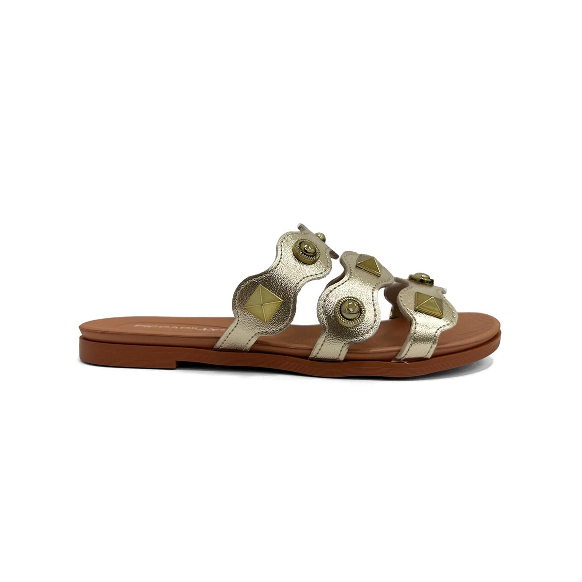 Chinelo Piccadilly Rasteira Gáspea 418092 Ouro Chinelo Piccadilly Rasteira Gáspea 418092 Ouro