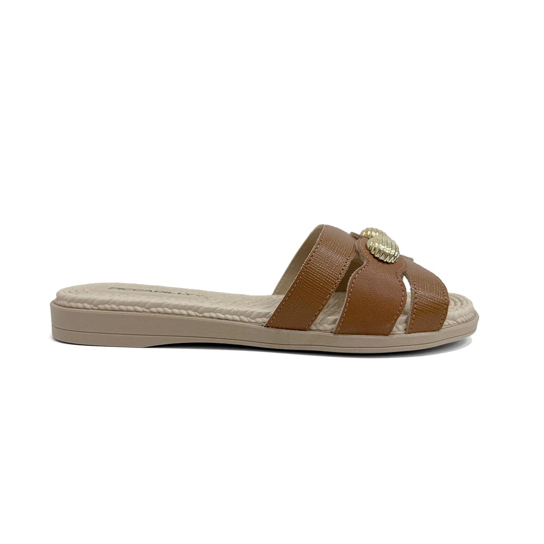 Chinelo Piccadilly Rasteira Gaspea 513036 Mascavo Chinelo Piccadilly Rasteira Gaspea 513036 Mascavo
