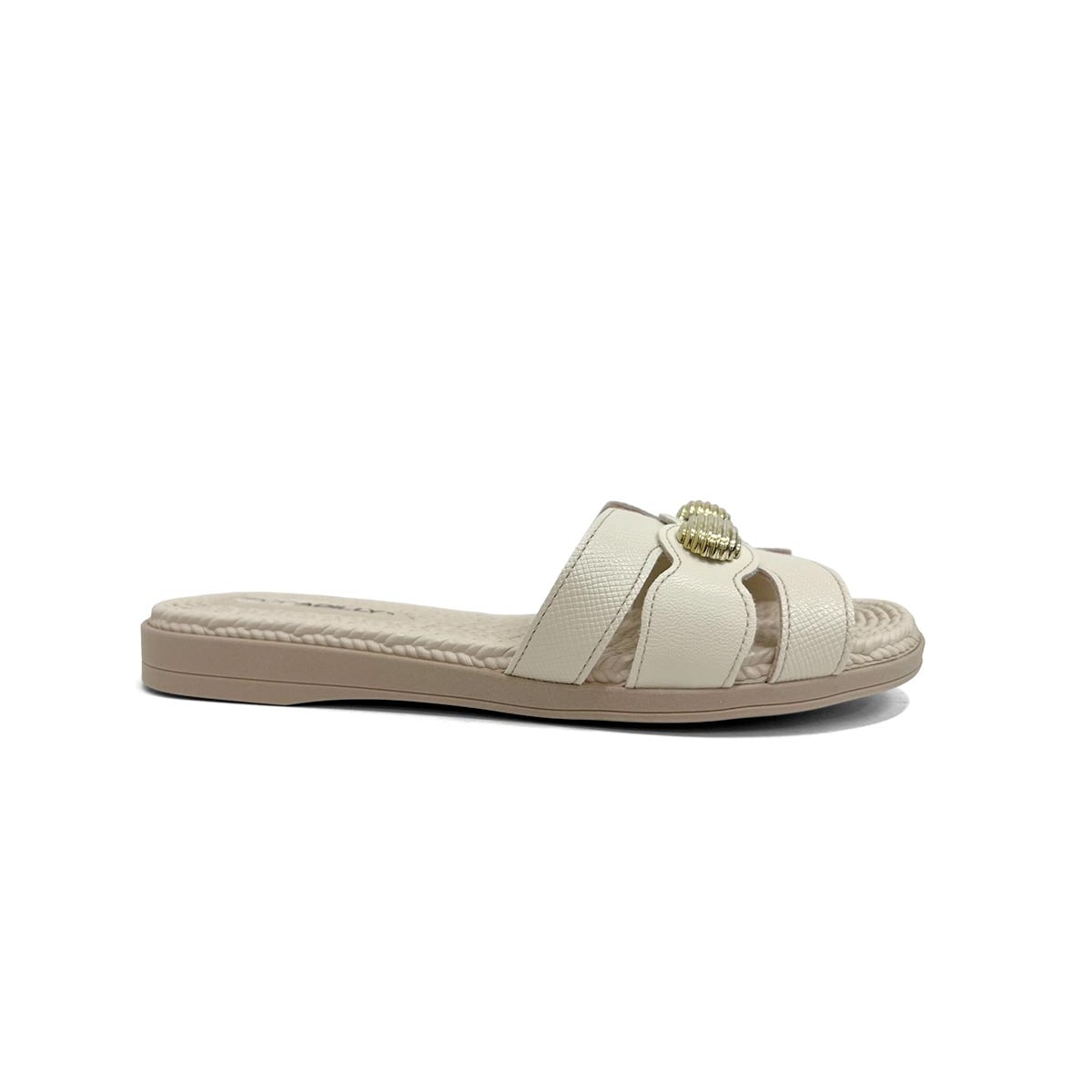 Chinelo Piccadilly Rasteira Gaspea 513036 Off White