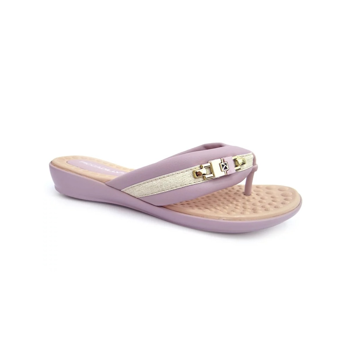 Chinelo Piccadilly Rasteira Wide Fit 500321 Lavanda Chinelo Piccadilly Rasteira Wide Fit 500321 Lavanda