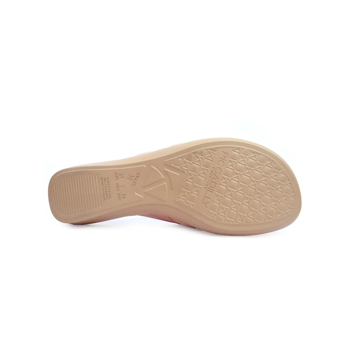 Chinelo Piccadilly Rasteira Wide Fit 500321 Rose