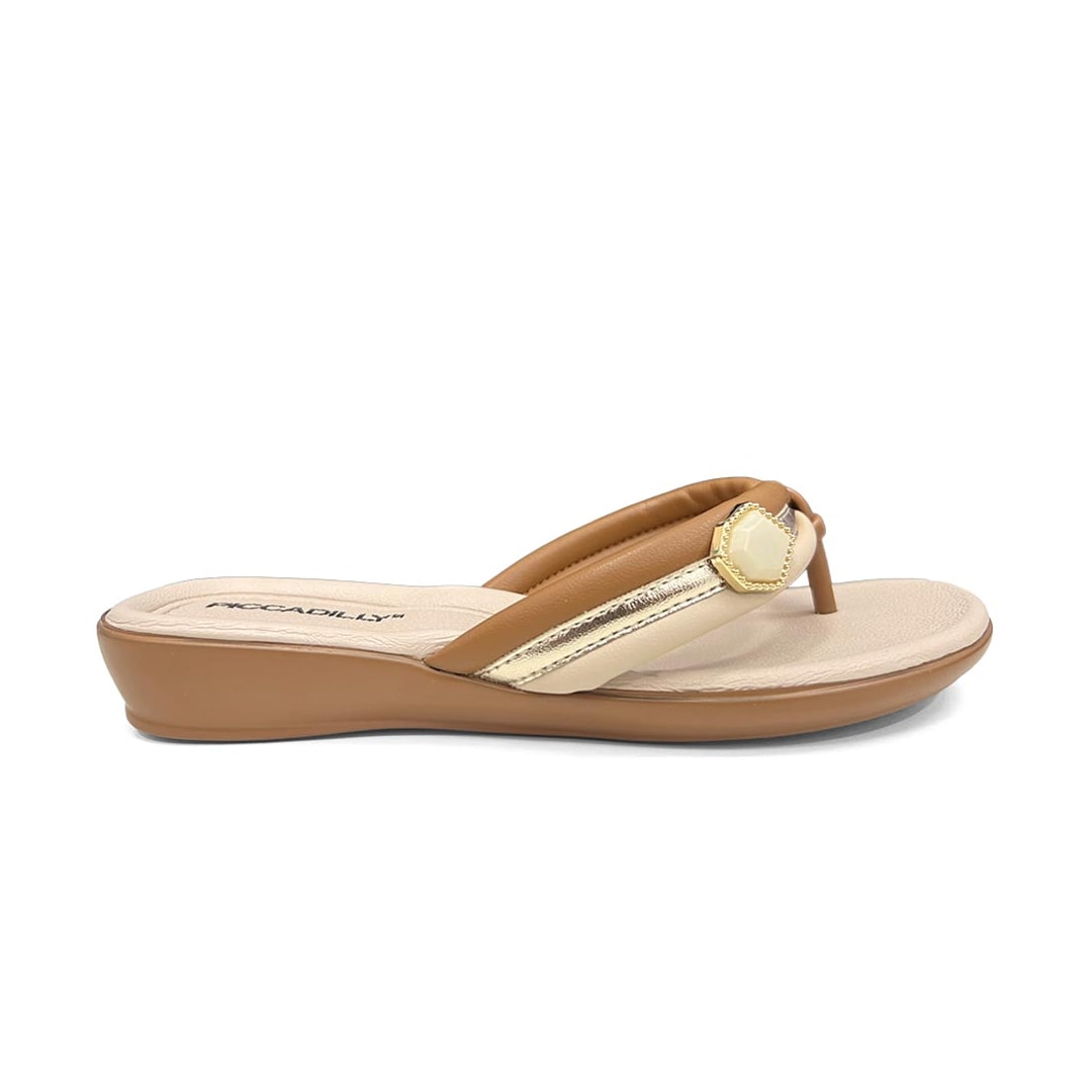 Chinelo Piccadilly Rasteira Wide Fit Camila 500428 Mascavo Chinelo Piccadilly Rasteira Wide Fit Camila 500428 Mascavo