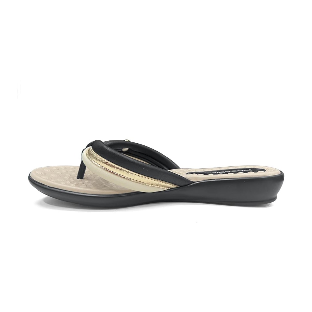 Chinelo Piccadilly Rasteira Wide Fit Camila 500428 Preto Chinelo Piccadilly Rasteira Wide Fit Camila 500428 Preto