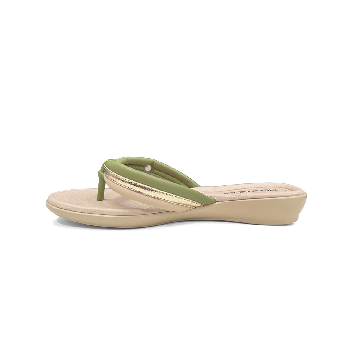 Chinelo Piccadilly Rasteira Wide Fit Camila 500428 Verde Oliva Chinelo Piccadilly Rasteira Wide Fit Camila 500428 Verde Oliva