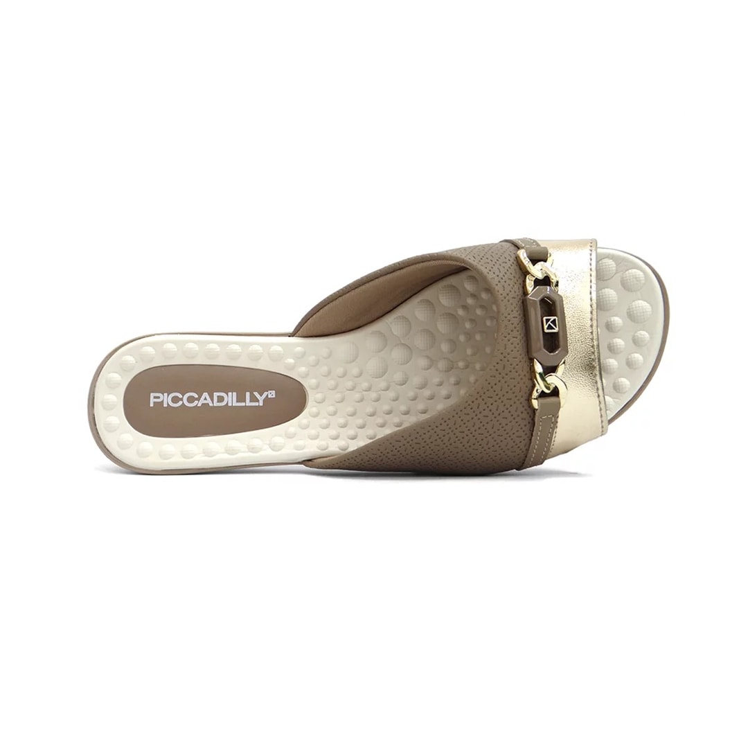 Chinelo Piccadilly Tamanco Joanete 500364 Areia
