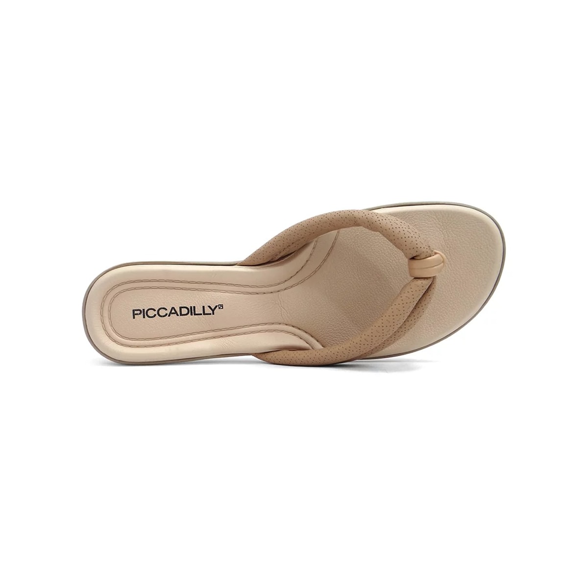 Chinelo Piccadilly Wide Fit 500324 Nude Claro Chinelo Piccadilly Wide Fit 500324 Nude Claro
