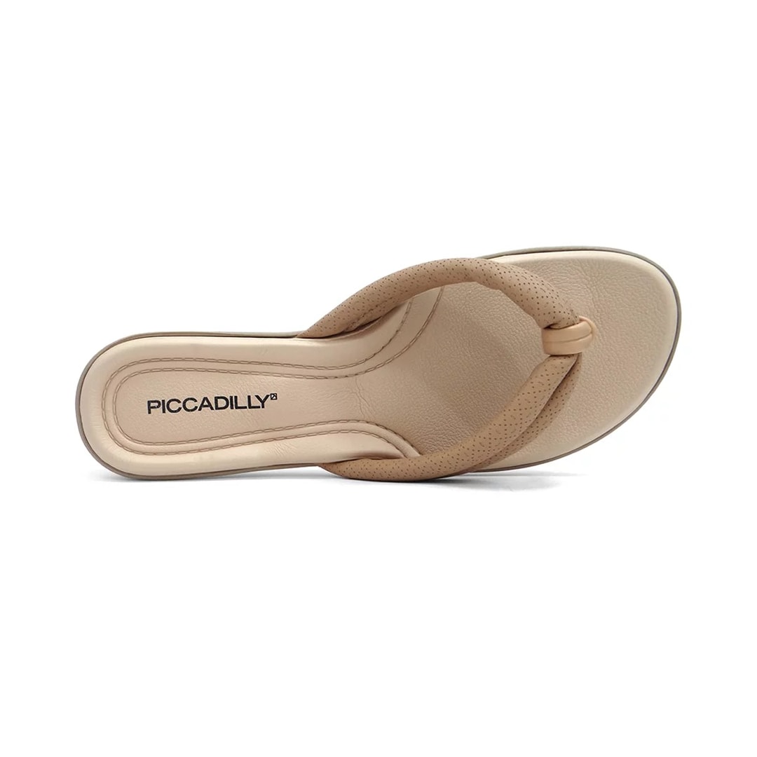 Chinelo Piccadilly Wide Fit 500324 Nude Claro Chinelo Piccadilly Wide Fit 500324 Nude Claro