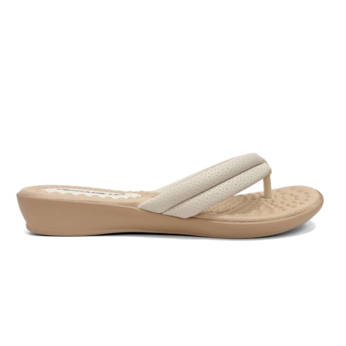 Detalhe - Chinelo Piccadilly Wide Fit 500324 Off White