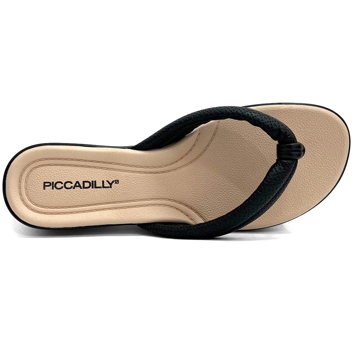 Chinelo Piccadilly Wide Fit 500324 Preto Chinelo Piccadilly Wide Fit 500324 Preto