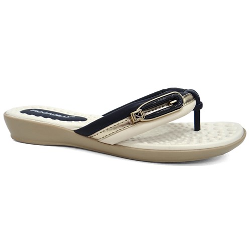 CHINELO PICCADILLY WIDE FIT 500363 (10C) - NAVY/OFF WHITE