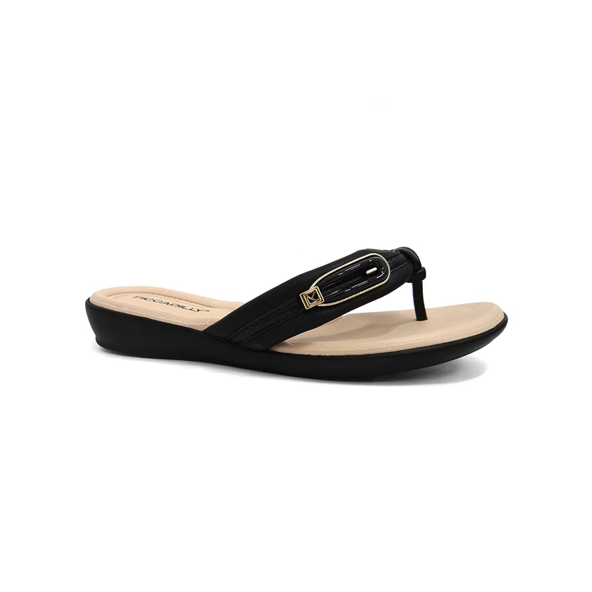 Chinelo Piccadilly Wide Fit 500363 Preto Chinelo Piccadilly Wide Fit 500363 Preto