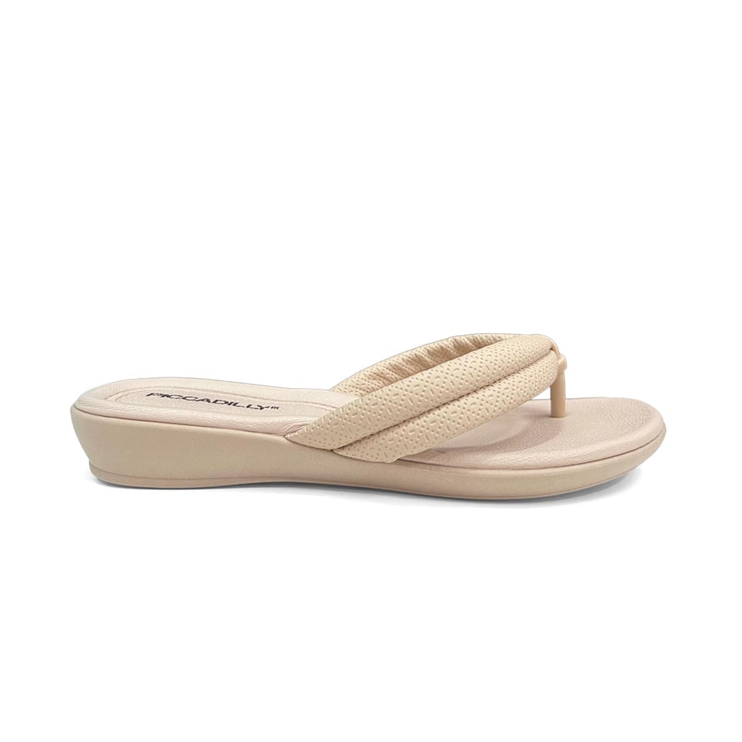 Chinelo Piccadilly Wide Fit Camila 500401 Brulee