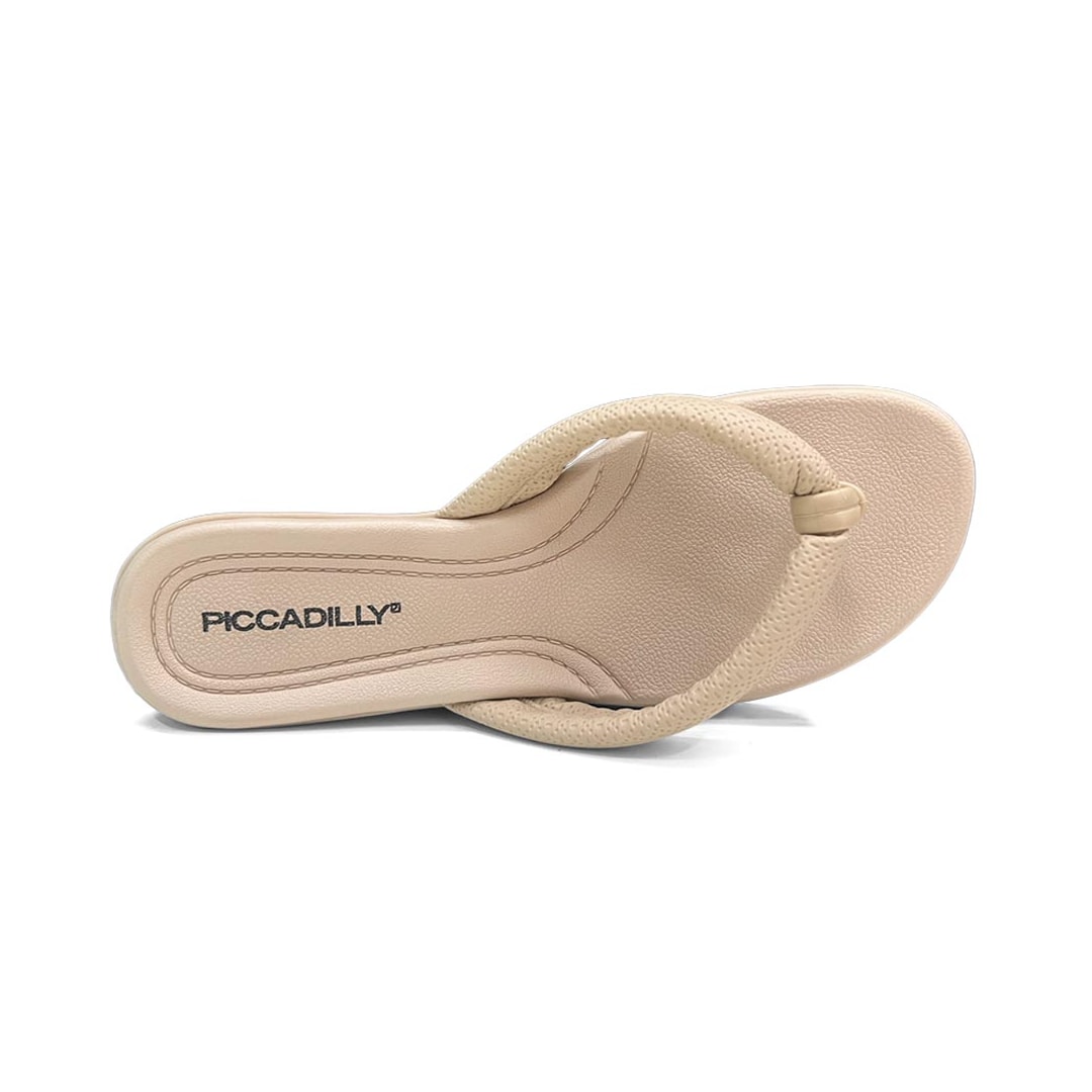 Chinelo Piccadilly Wide Fit Camila 500401 Brulee