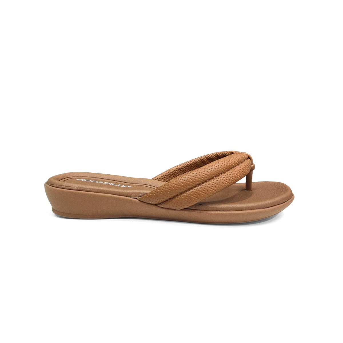 Chinelo Piccadilly Wide Fit Camila 500401 Mascavo Chinelo Piccadilly Wide Fit Camila 500401 Mascavo