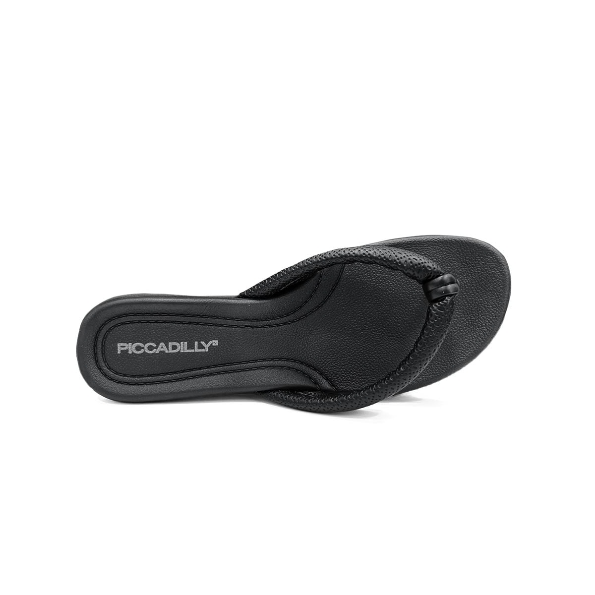 Chinelo Piccadilly Wide Fit Camila 500401 Preto