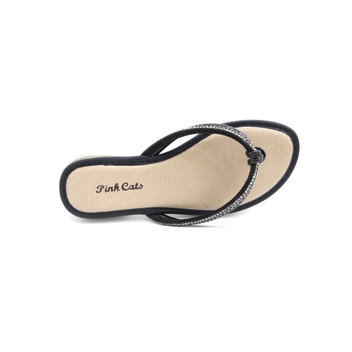 Chinelo Pink Cats Rasteira Infantil Menina V1341 Preto Chinelo Pink Cats Rasteira Infantil Menina V1341 Preto