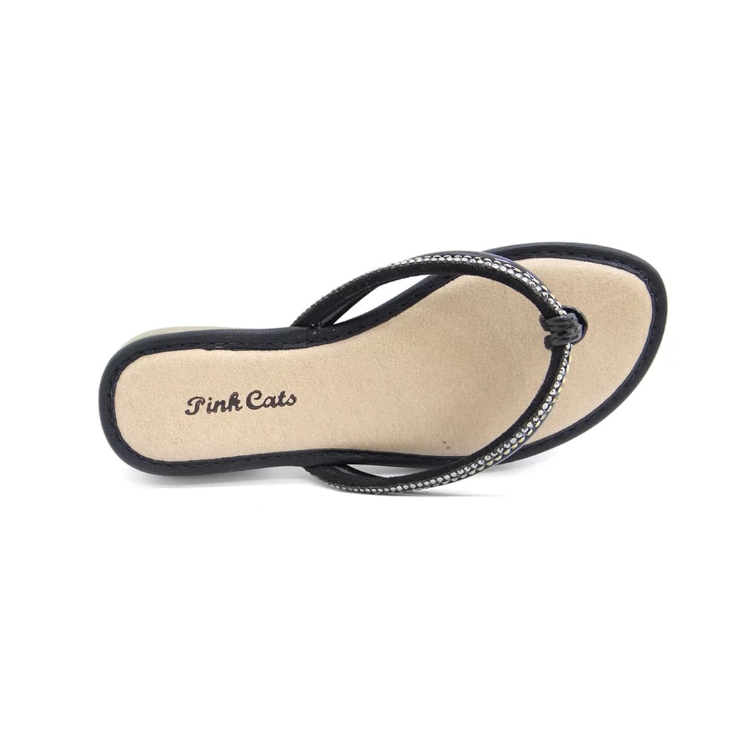 Chinelo Pink Cats Rasteira Infantil Menina V1341 Preto Chinelo Pink Cats Rasteira Infantil Menina V1341 Preto
