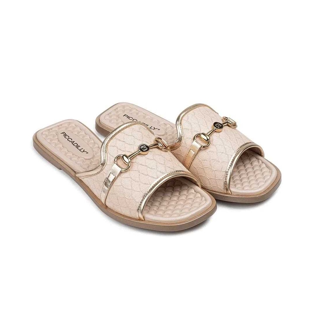 Chinelo Rasteira Conforto 355005 Piccadilly Creme