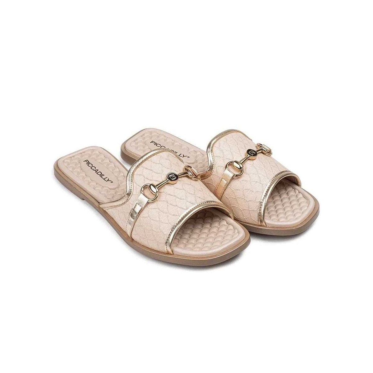 Chinelo Rasteira Conforto 355005 Piccadilly Creme Chinelo Rasteira Conforto 355005 Piccadilly Creme