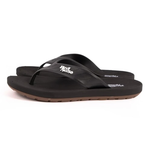 Detalhe - Chinelo Red Nose Masculino Dedo Noronha Rnhs102 Preto/Latex