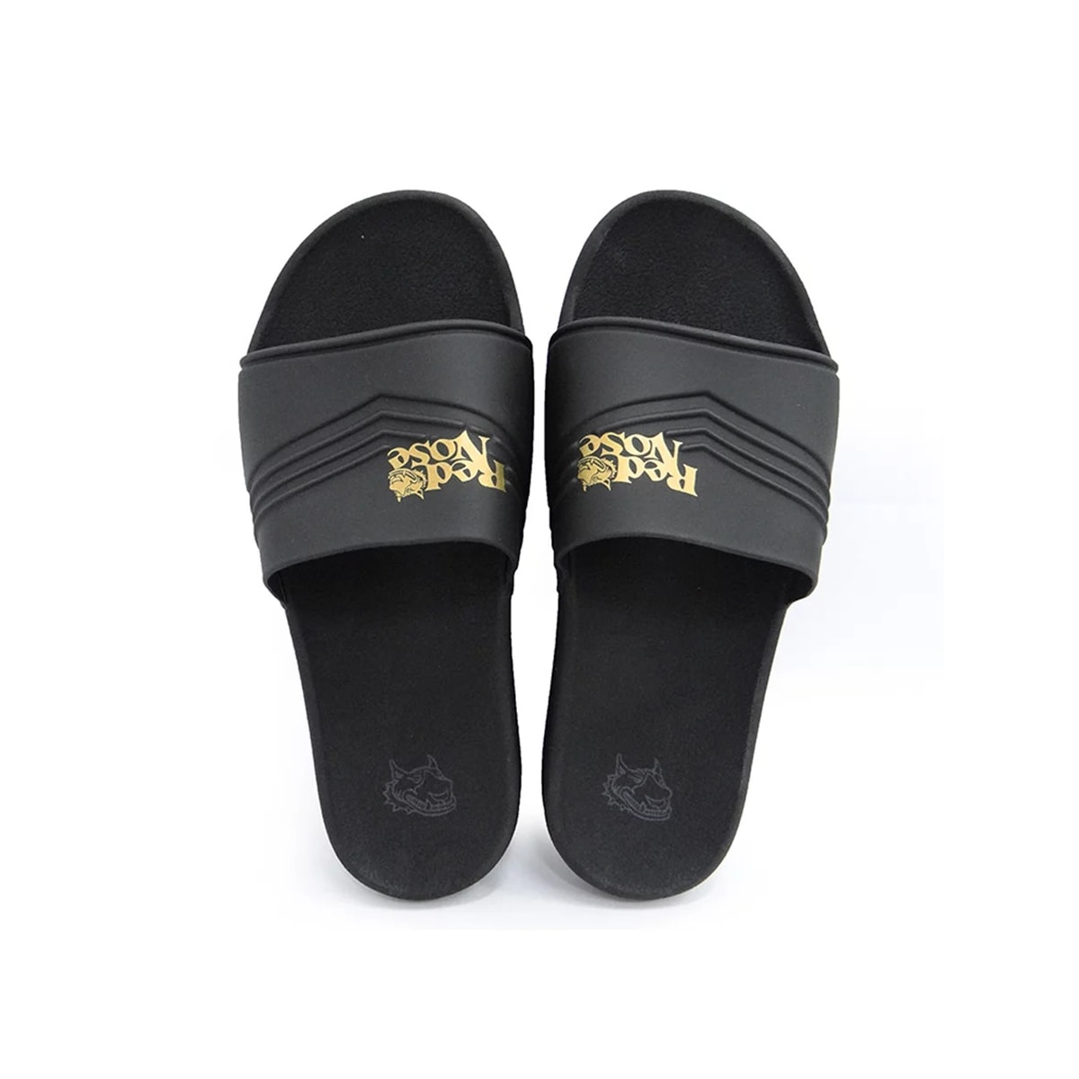 Chinelo Red Nose Masculino Slide Samui Rnhs105 Preto/Dourado Chinelo Red Nose Masculino Slide Samui Rnhs105 Preto/Dourado