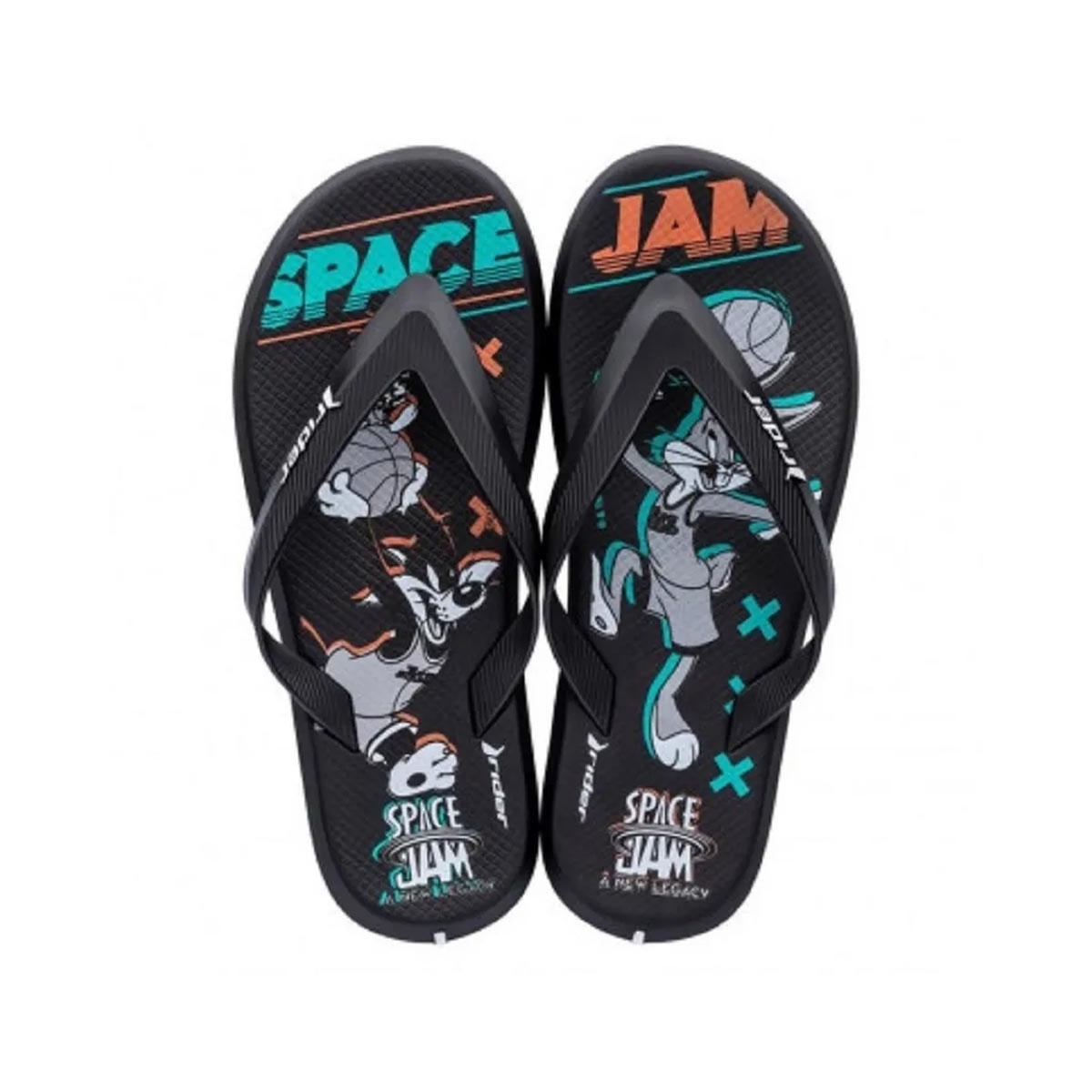 Chinelo Rider Infantil Space Jam Grendene 11939 Preto/Preto/Cinza Chinelo Rider Infantil Space Jam Grendene 11939 Preto/Preto/Cinza