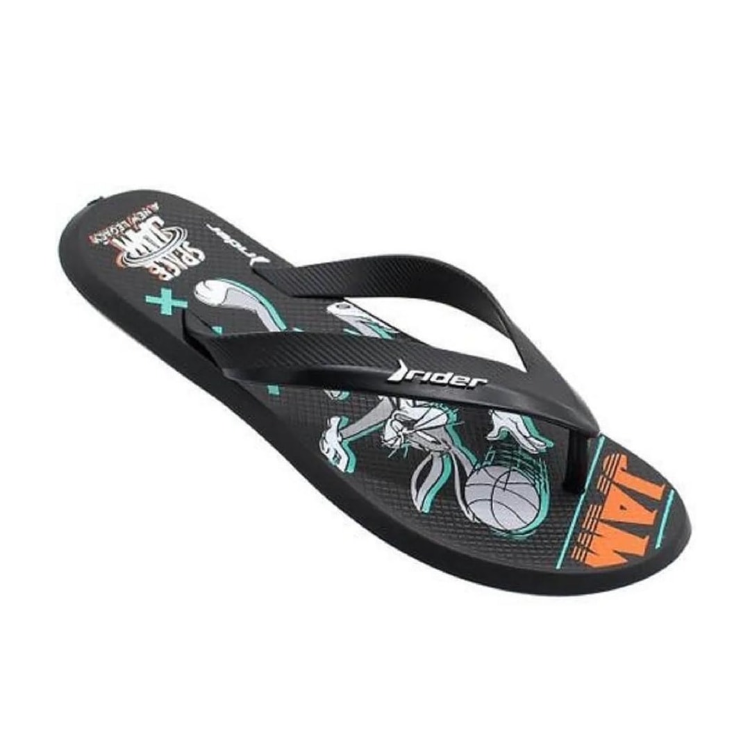 Chinelo Rider Infantil Space Jam Grendene 11939 Preto/Preto/Cinza Chinelo Rider Infantil Space Jam Grendene 11939 Preto/Preto/Cinza