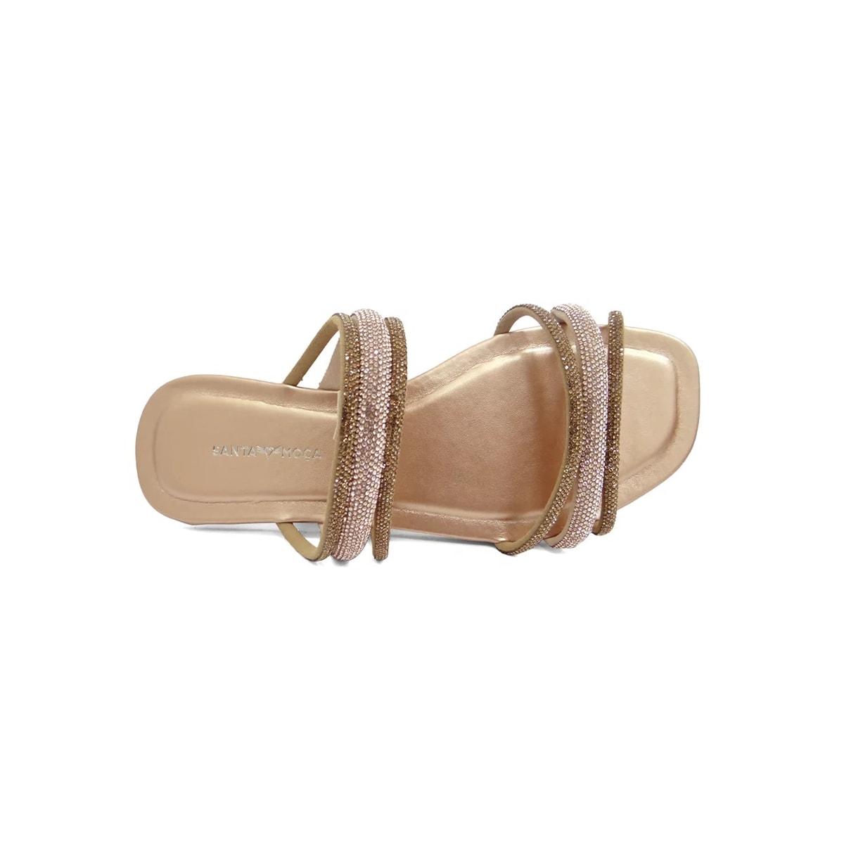Chinelo Santa Moça Rasteira Rqri311 Nude