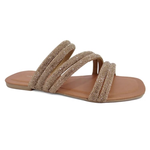 Chinelo Santa Moça Rasteira Rqri322 Whisky