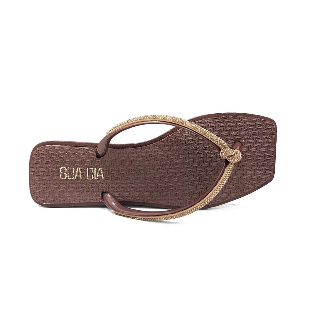 Chinelo Sua Cia Dedo Square 8520.17043 Marrone Chinelo Sua Cia Dedo Square 8520.17043 Marrone