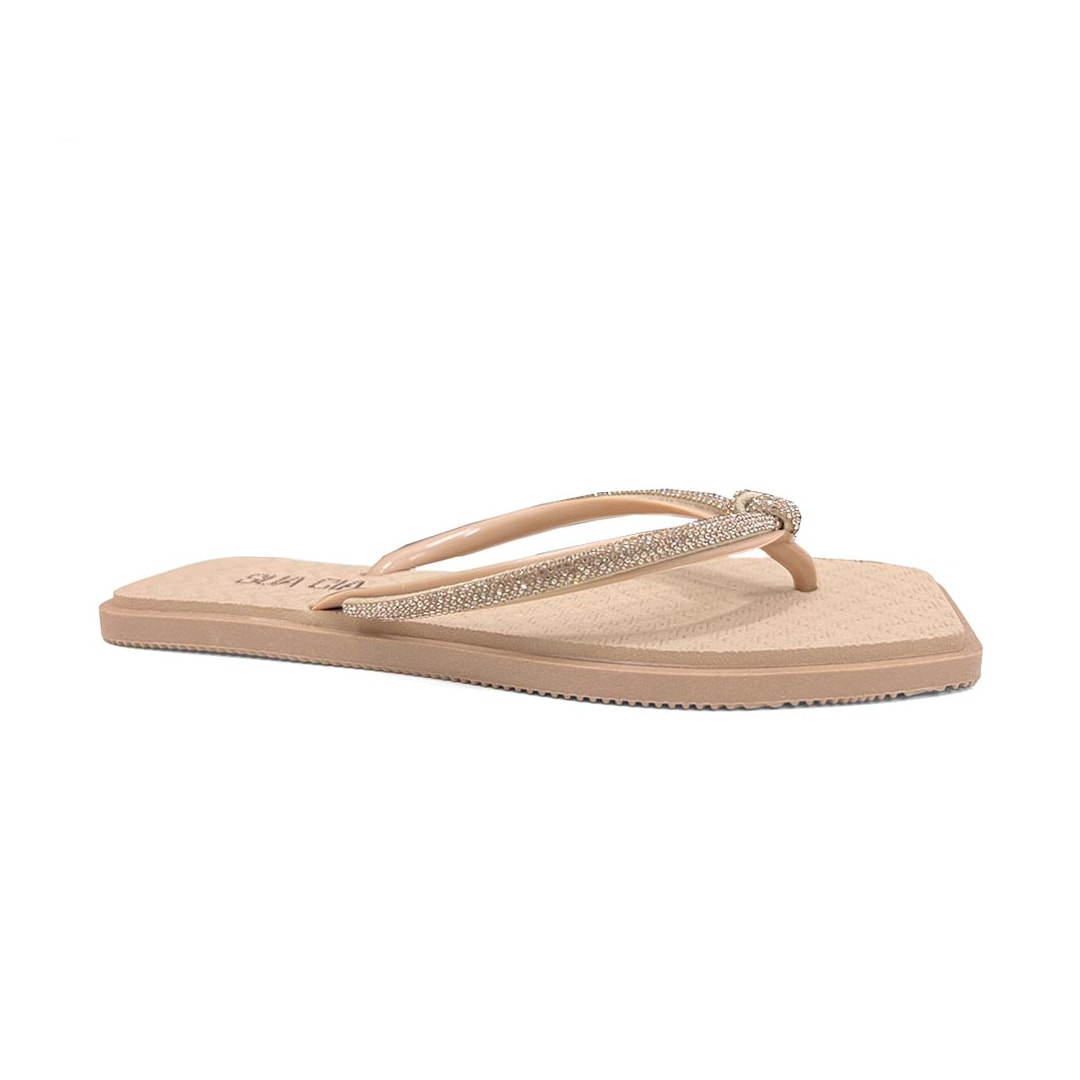Chinelo Sua Cia Dedo Square 8520.17043 Nude Fosco