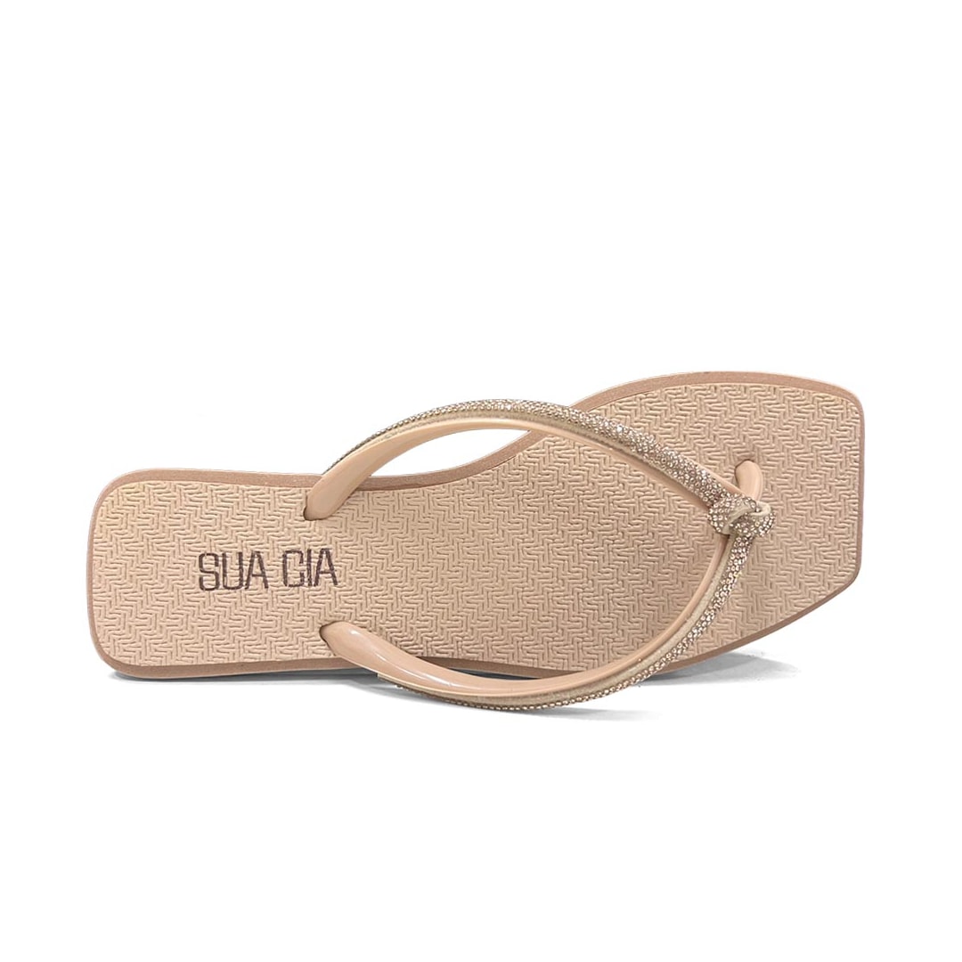 Chinelo Sua Cia Dedo Square 8520.17043 Nude Fosco