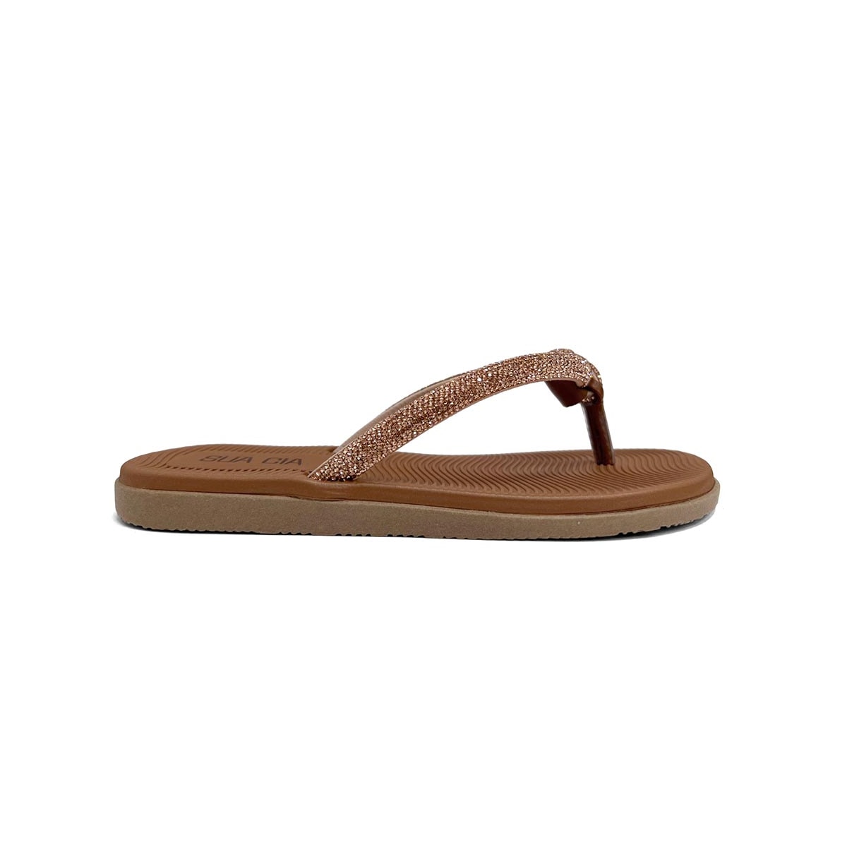 Chinelo Sua Cia Rasteira De Dedo 8346.15387 Cobre Chinelo Sua Cia Rasteira De Dedo 8346.15387 Cobre