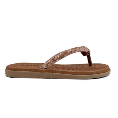 Detalhe - Chinelo Sua Cia Rasteira De Dedo 8346.15387 Cobre