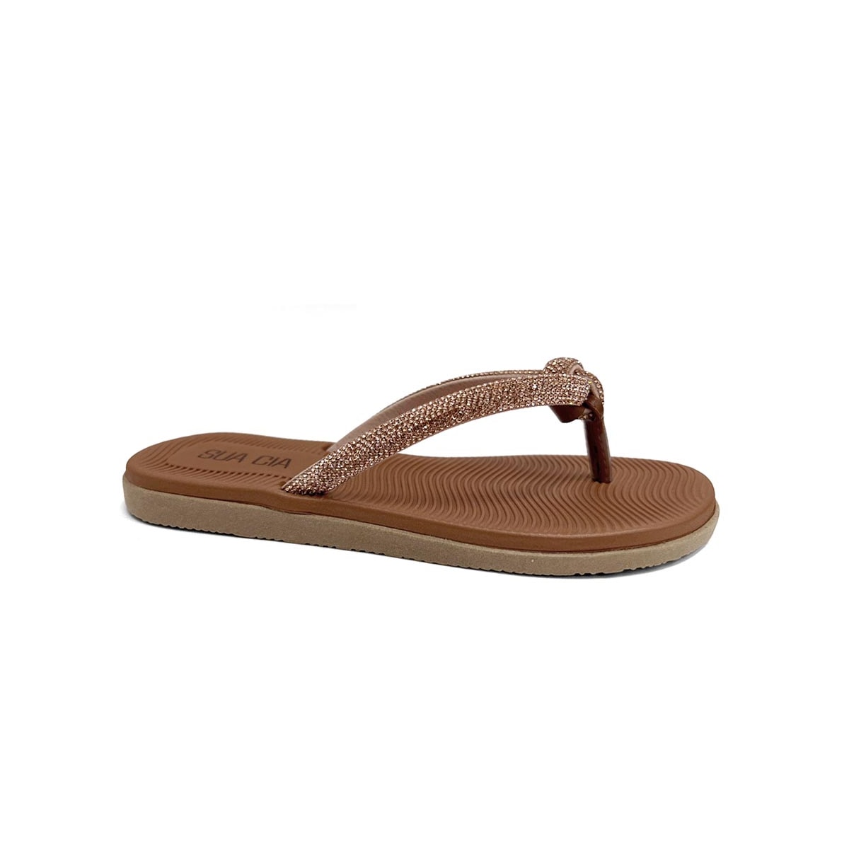 Chinelo Sua Cia Rasteira De Dedo 8346.15387 Cobre Chinelo Sua Cia Rasteira De Dedo 8346.15387 Cobre