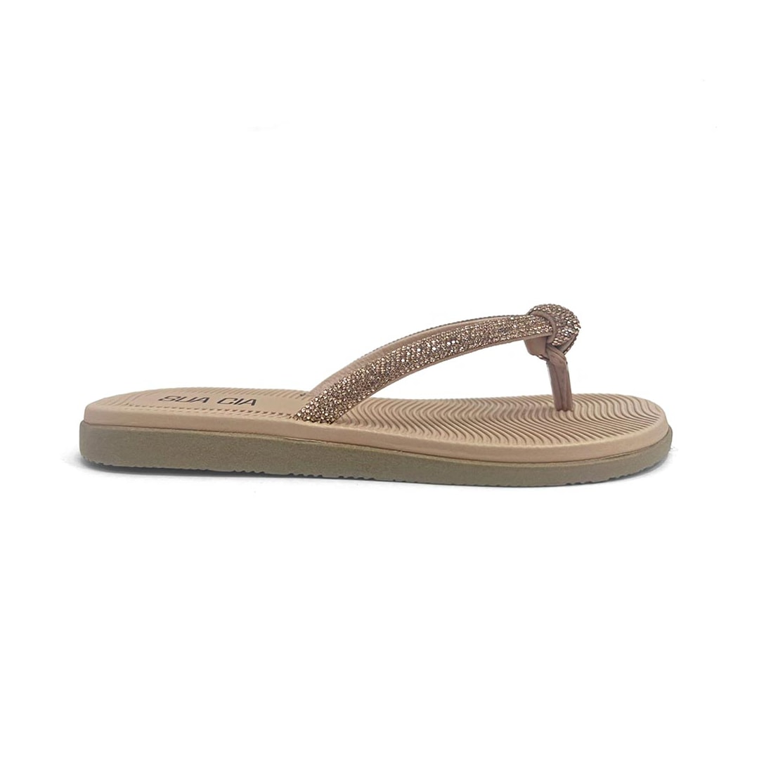 Chinelo Sua Cia Rasteira De Dedo 8346.15387 Cobre/Nude