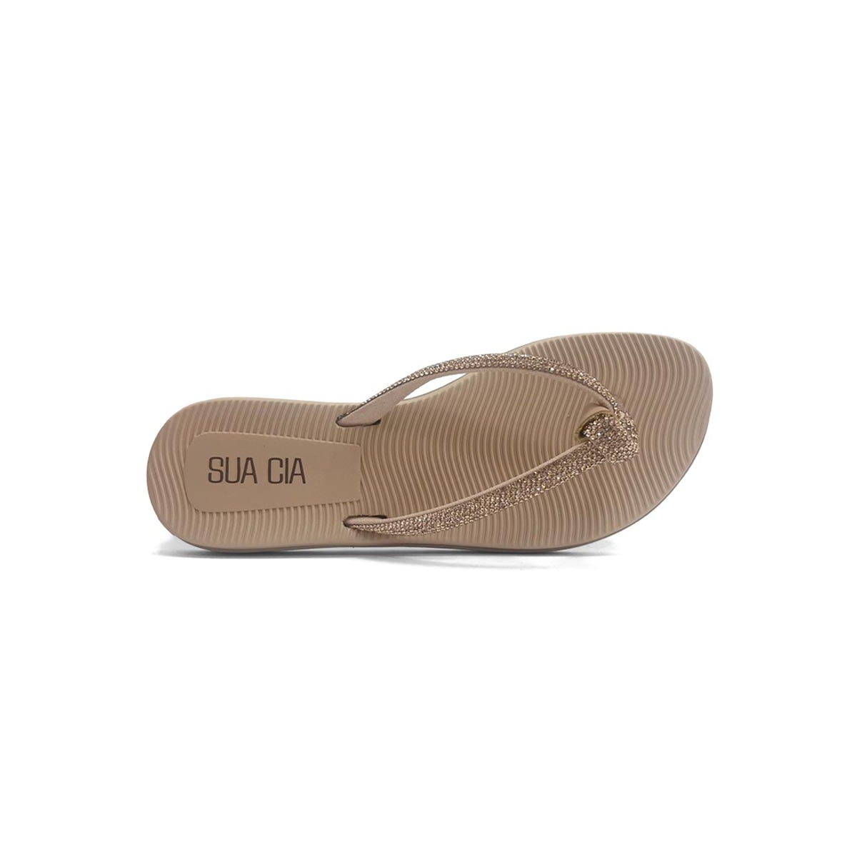 Chinelo Sua Cia Rasteira De Dedo 8346.15387 Cobre/Nude Chinelo Sua Cia Rasteira De Dedo 8346.15387 Cobre/Nude