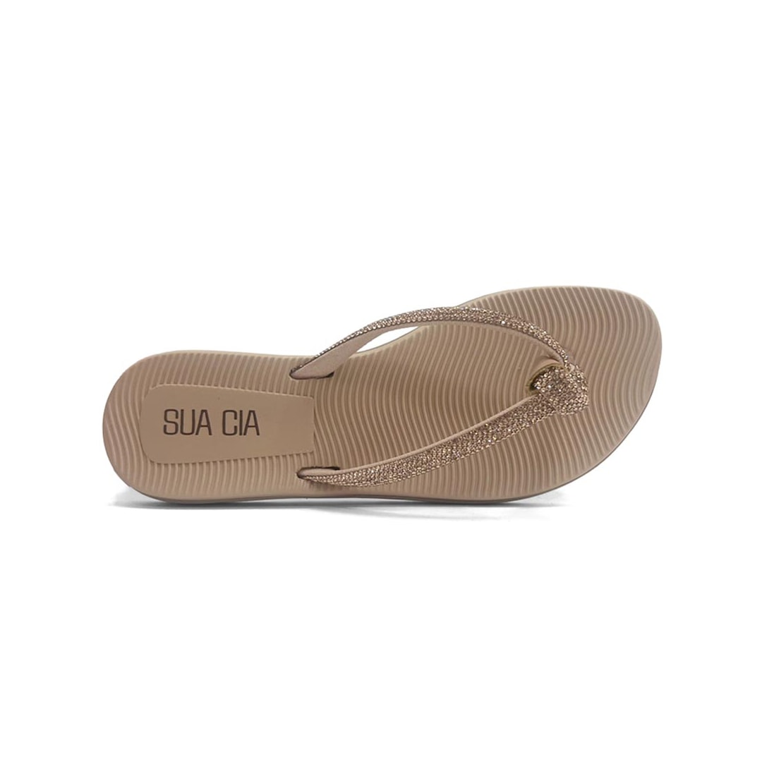 Chinelo Sua Cia Rasteira De Dedo 8346.15387 Cobre/Nude