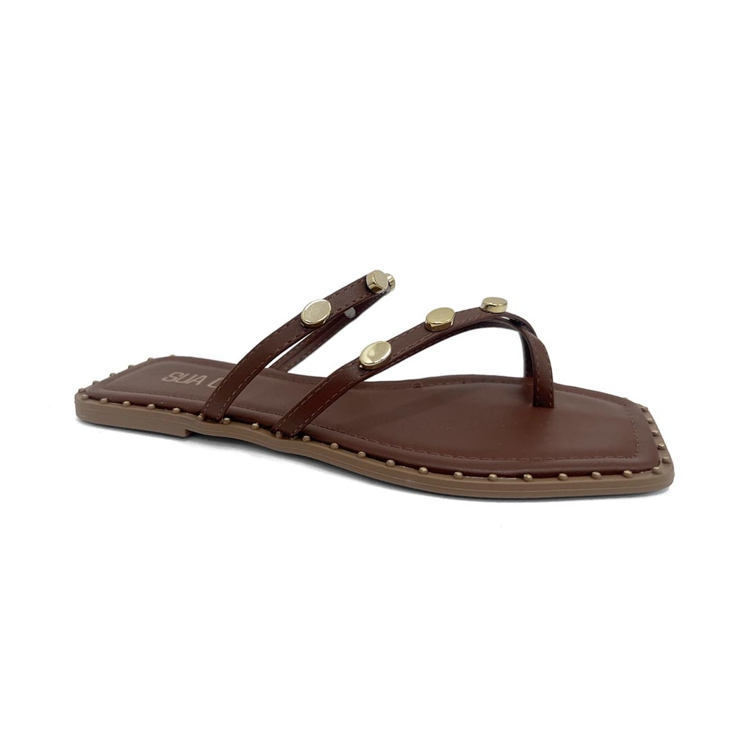 Chinelo Sua Cia Rasteira De Dedo 8394.16120 Marrone