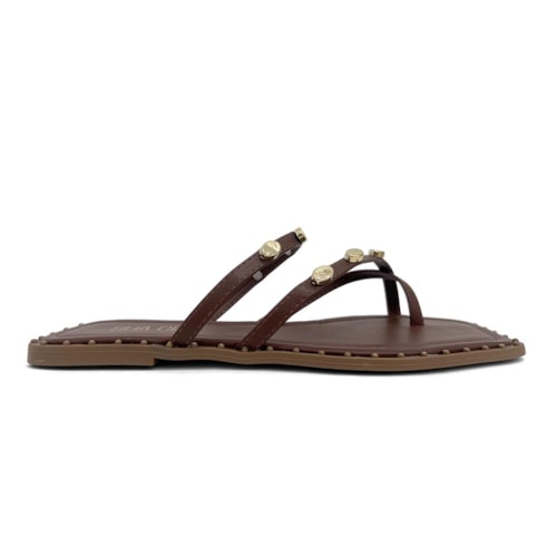 Detalhe - Chinelo Sua Cia Rasteira De Dedo 8394.16120 Marrone