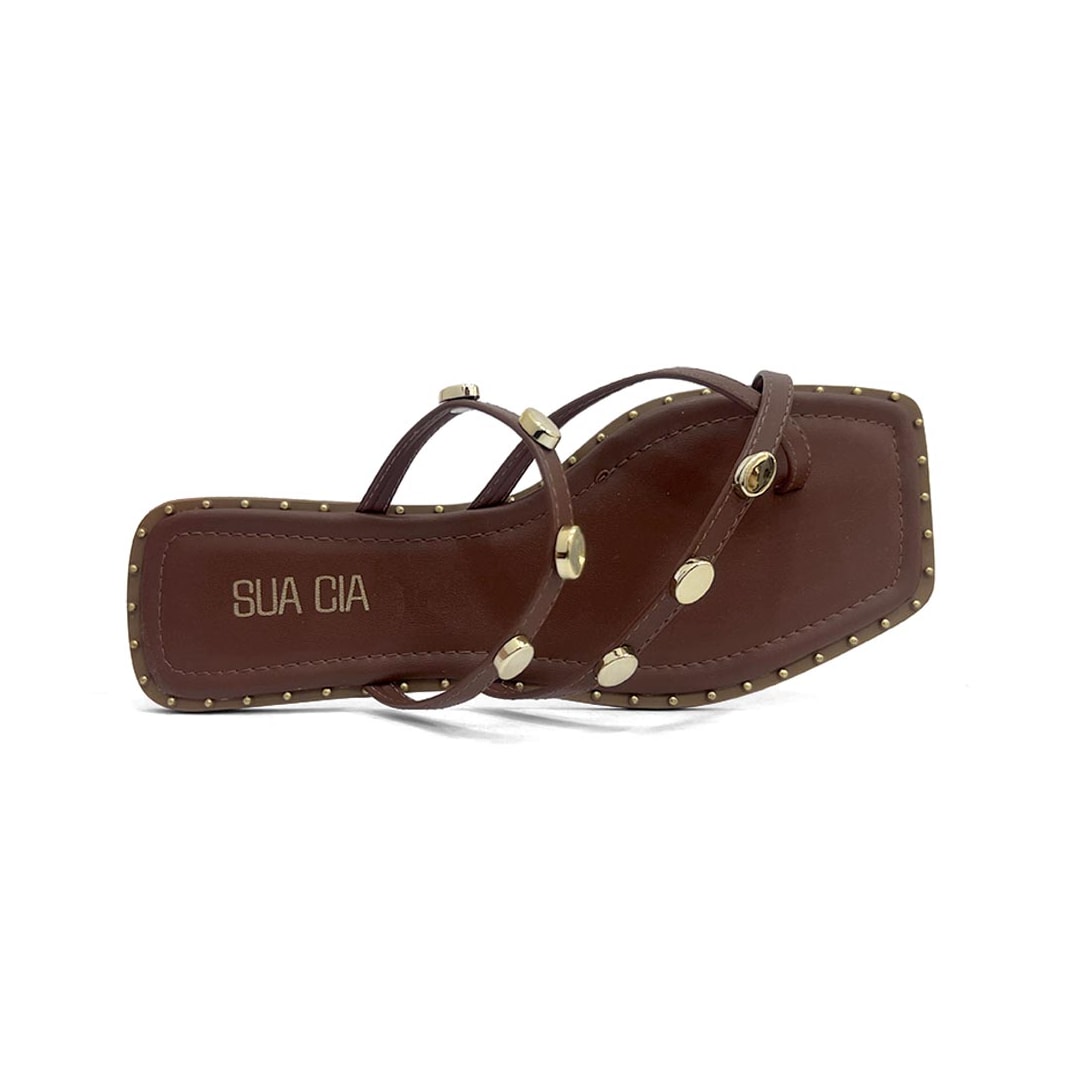 Chinelo Sua Cia Rasteira De Dedo 8394.16120 Marrone Chinelo Sua Cia Rasteira De Dedo 8394.16120 Marrone