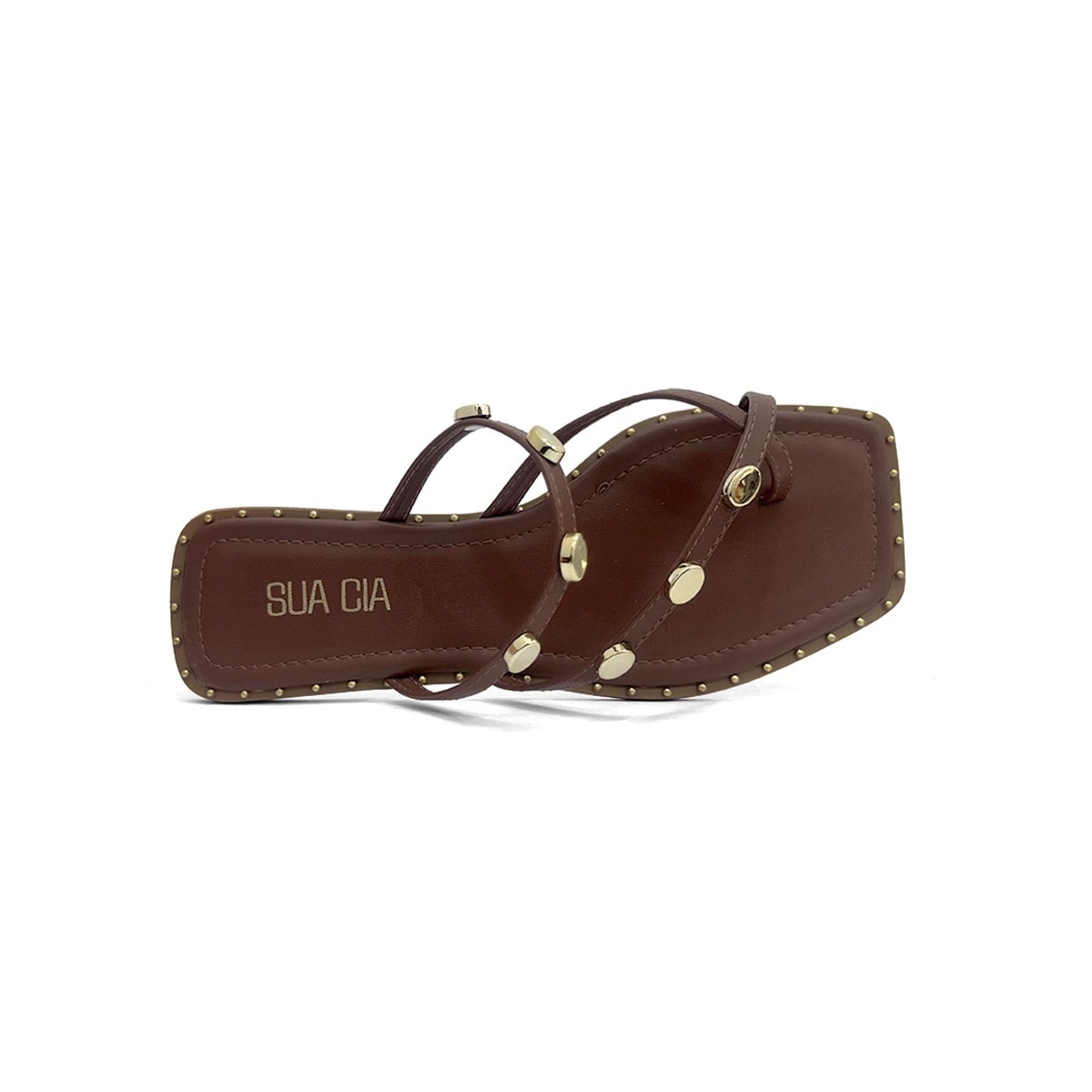 Chinelo Sua Cia Rasteira De Dedo 8394.16120 Marrone