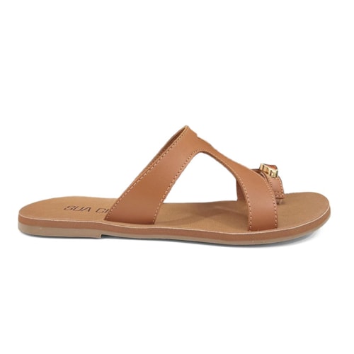 Detalhe - Chinelo Sua Cia Rasteira Dedo 8395.16692 Casca