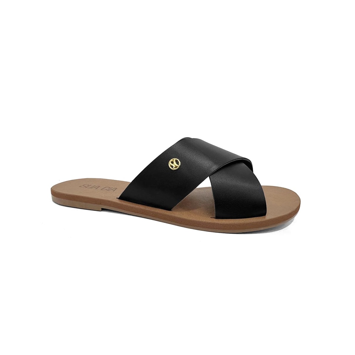 Chinelo Sua Cia Rasteira Gaspea 8395.16144 Preto Chinelo Sua Cia Rasteira Gaspea 8395.16144 Preto