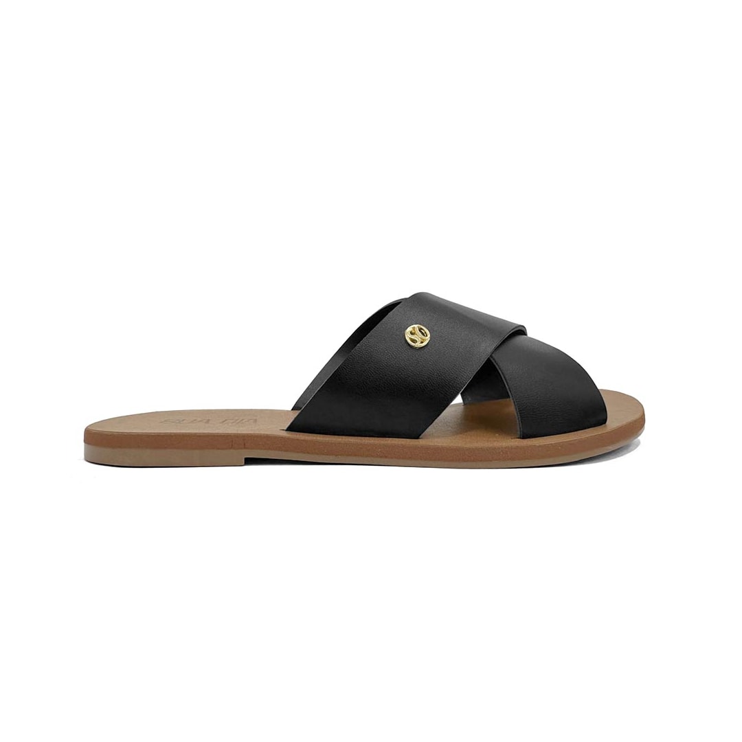 Chinelo Sua Cia Rasteira Gaspea 8395.16144 Preto Chinelo Sua Cia Rasteira Gaspea 8395.16144 Preto