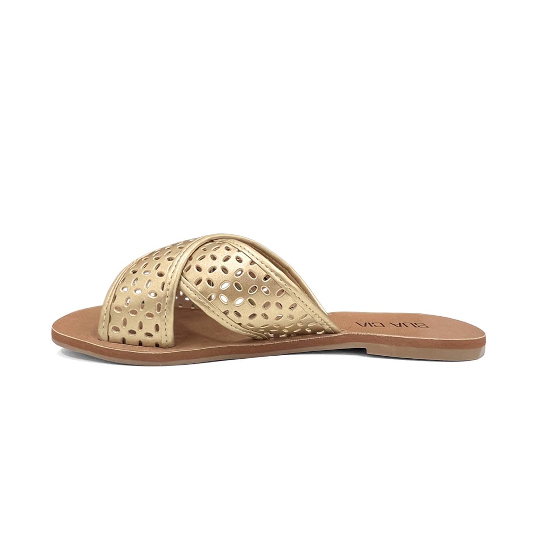 Chinelo Sua Cia Rasteira Gáspea 8395.16691 Gold