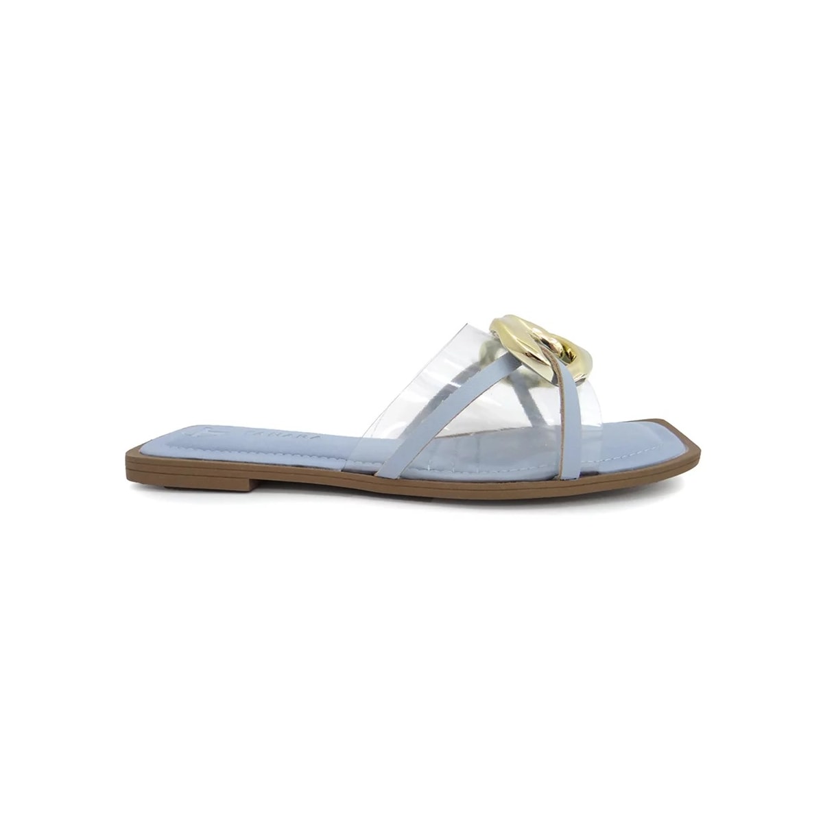 Chinelo Tanara Rasteira Feminino Vinil T5366 Azul Chinelo Tanara Rasteira Feminino Vinil T5366 Azul